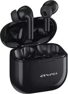 AWEI T1 Pro Bluetooth 5.3 hoofdtelefoon met dockingstation zwart