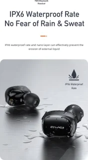 Awei T13 PRO In-ear Headset Wit Bluetooth 5.1