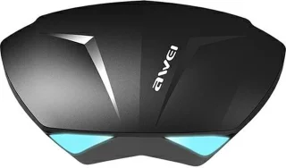 AWEI T23 TWS Bluetooth 5.0 hoofdtelefoon met gaming docking station zwart