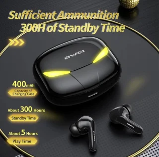 Awei T35 True Wireless Gaming Oordopjes Zwart