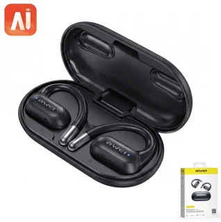 AWEI T93 Sport oordopjes - Open-ear oorclips - Draadloos - Zwart