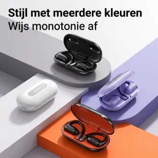 AWEI T93 Sport oordopjes - Open-ear oorclips - Draadloos - Zwart
