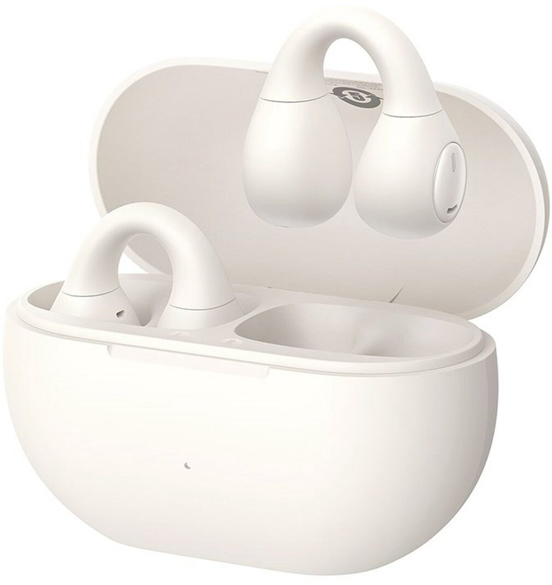 Baseus Bass 15 Clip Draadloze Open-Ear Oordopjes Wit
