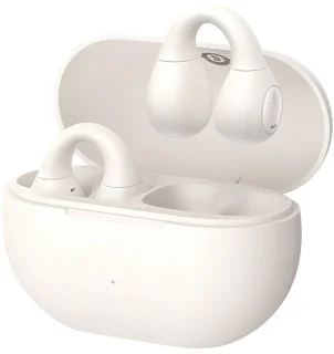 Baseus Bass 15 Clip Draadloze Open-Ear Oordopjes Wit
