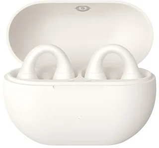 Baseus Bass 15 Clip Draadloze Open-Ear Oordopjes Wit