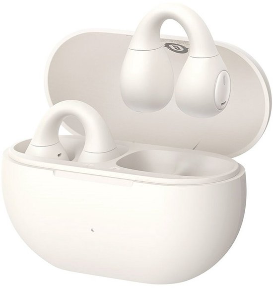 Baseus Bass 15 Clip Draadloze Open-Ear Oordopjes Wit