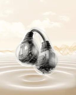 Baseus Bass 15 Clip Open-Ear True Wireless Oordopjes Zwart