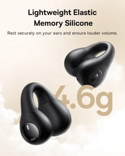 Baseus Bass 15 Clip Open-Ear True Wireless Oordopjes Zwart