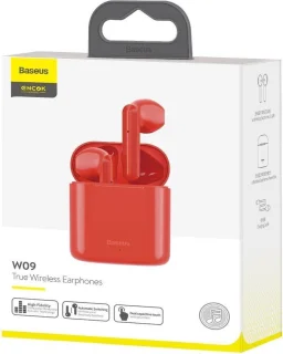 Baseus Bluetooth Oordopjes Rood