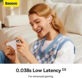 Baseus Bowie Bluetooth 5.2 Draadloze Oordopjes Wit