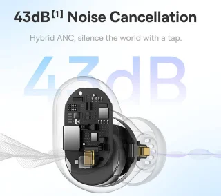 Baseus Bowie Bluetooth 5.2 Draadloze Oordopjes Wit