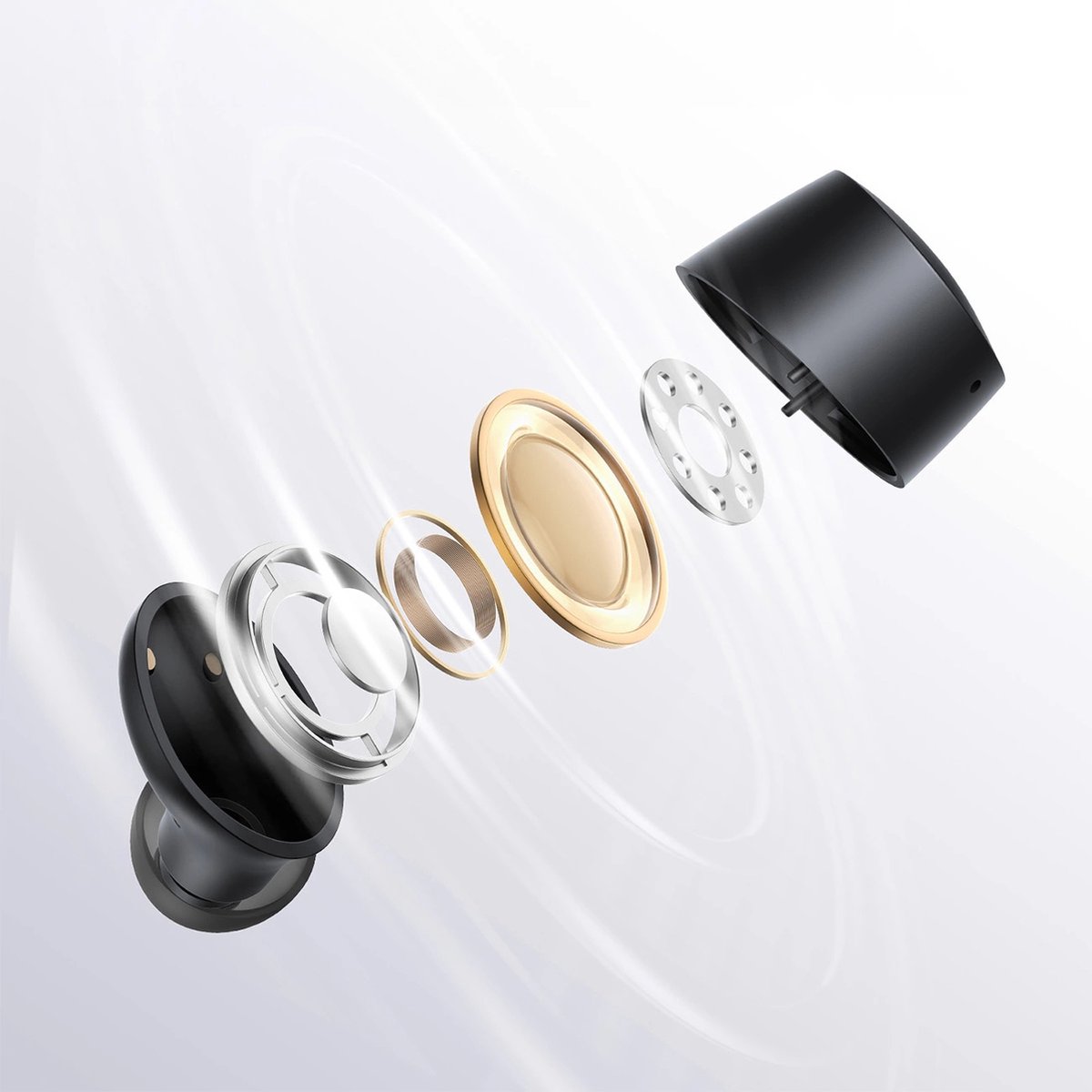 Baseus Bowie E18 TWS Bluetooth 5.3 Headset Zwart