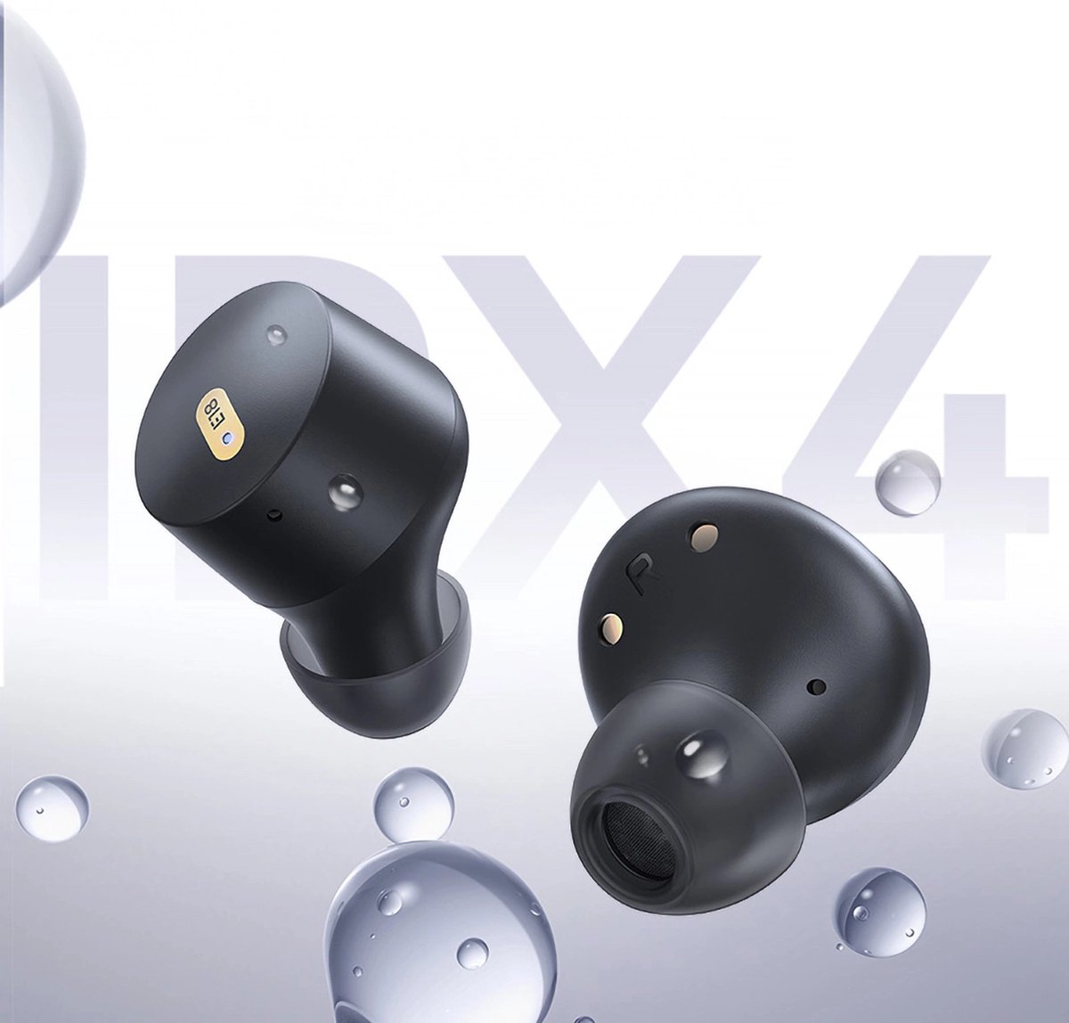 Baseus Bowie E18 TWS Bluetooth 5.3 Headset Zwart