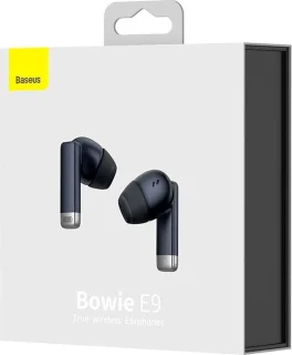 Baseus Bowie E9 Draadloze Oordopjes Zwart