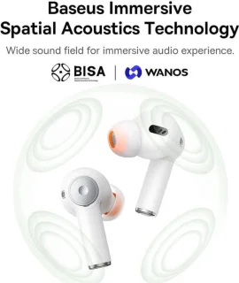 Baseus Bowie EX Bluetooth Oordopjes Wit