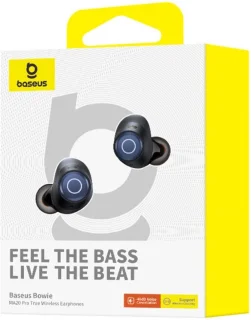 Baseus Bowie MA20 Pro Draadloze Bluetooth Oordopjes Zwart