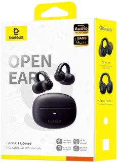Baseus Bowie MC1 Draadloze Open-Ear Oordopjes Zwart