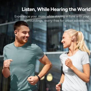 Baseus Bowie MC1 Draadloze Open-Ear Oordopjes Zwart