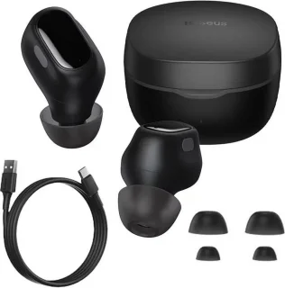 Baseus Bowie WM01 Bluetooth TWS Oordopjes Zwart