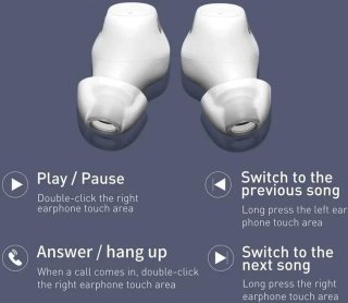 Baseus Bowie WM01 TWS Bluetooth Oordopjes Groen