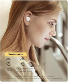 Baseus Bowie WM01 TWS Bluetooth Oordopjes Groen