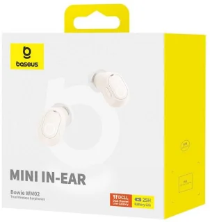 Baseus Bowie WM02 Bluetooth Oordopjes Wit