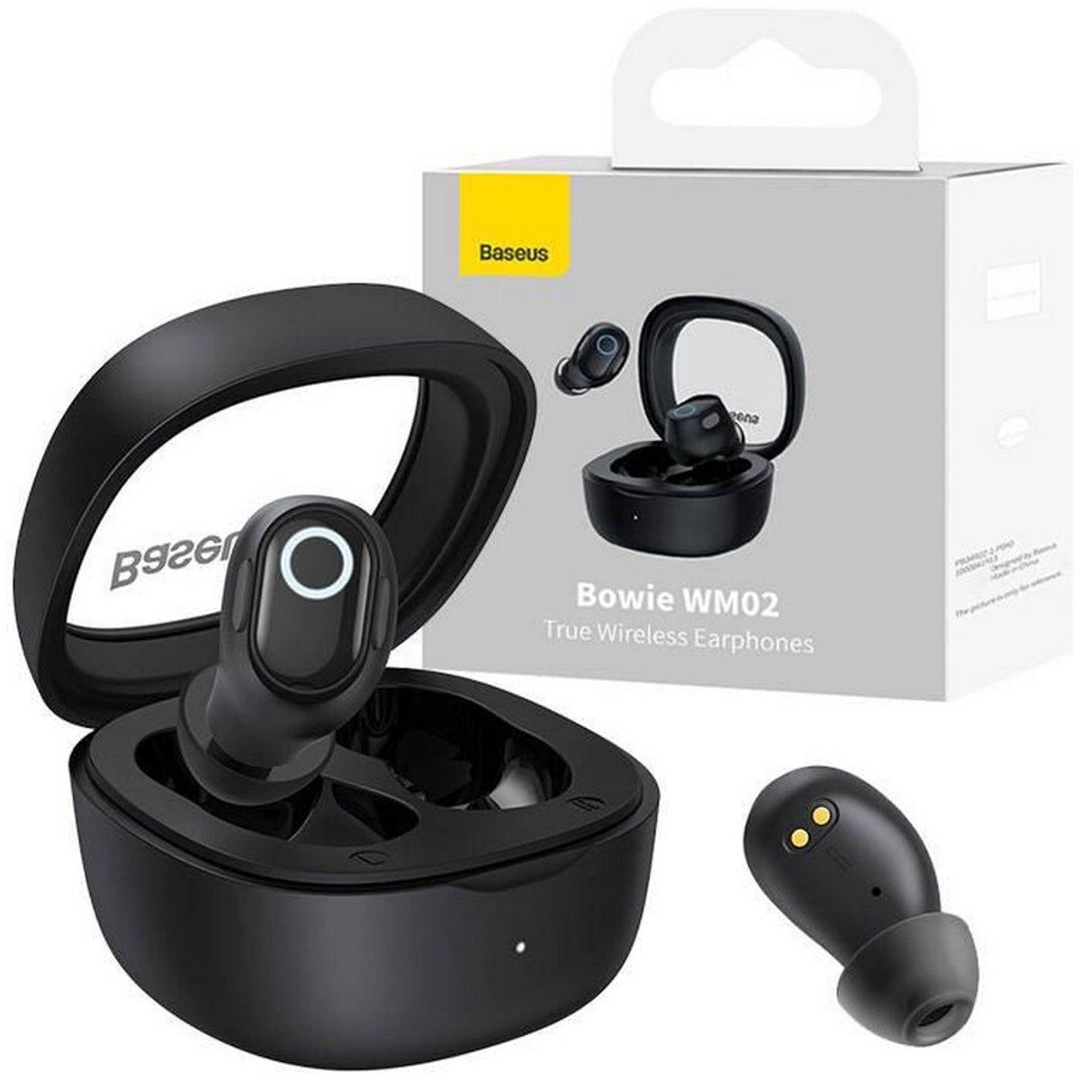 Baseus Draadloze Bluetooth Oordopjes Zwart