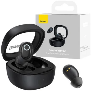 Baseus Draadloze Bluetooth Oordopjes Zwart
