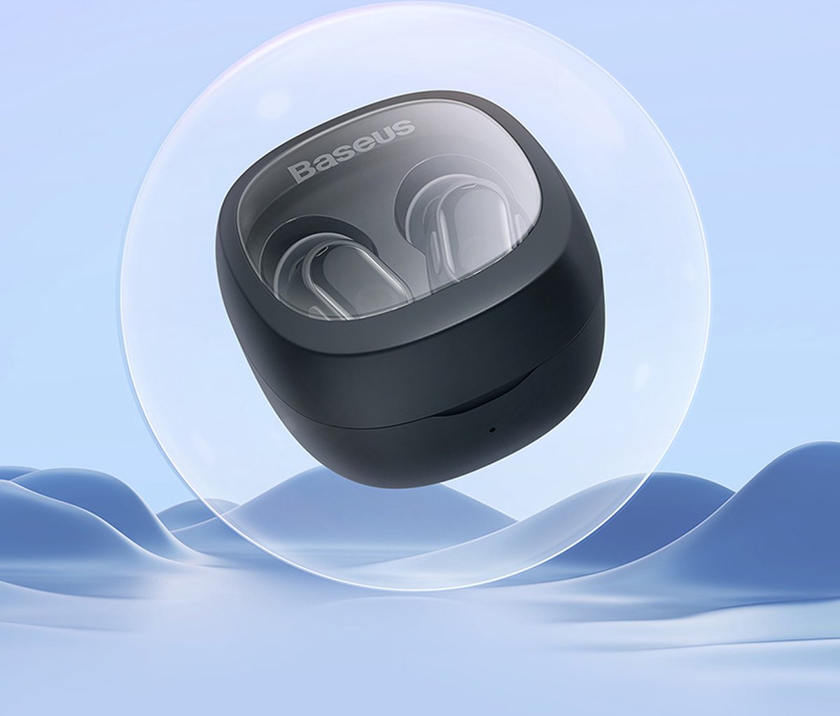 Baseus Draadloze Bluetooth Oordopjes Zwart