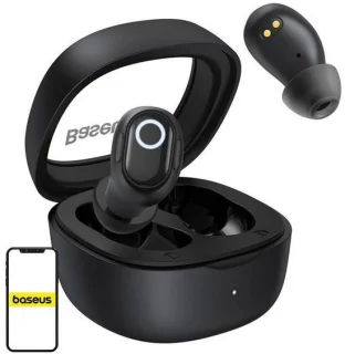 Baseus Draadloze Bluetooth Oordopjes Zwart