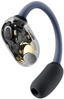 Baseus Eli Sport 1 Draadloze Open-Ear Sport Oordopjes Cosmic Zwart