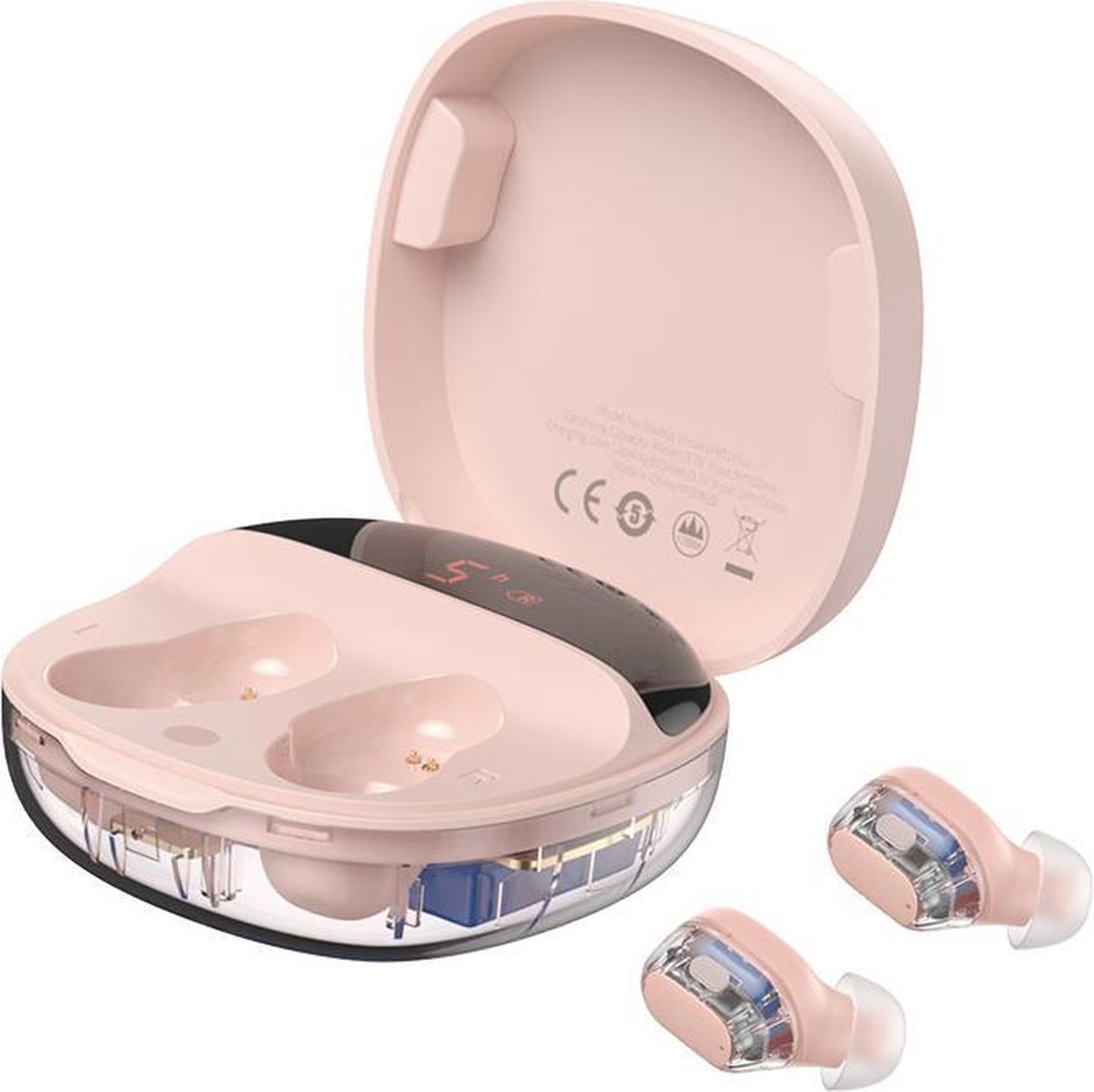 Baseus Encok WM01 Plus Draadloze Oordopjes Roze