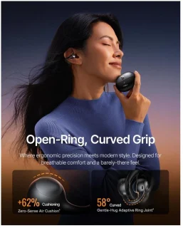 Baseus Inspire XC1 Open-Ear Draadloze Oordopjes - Zwart