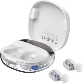 Baseus NGWM01P-02 Draadloze Bluetooth Oordopjes Wit