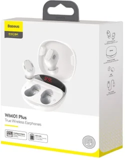 Baseus NGWM01P-02 Draadloze Bluetooth Oordopjes Wit