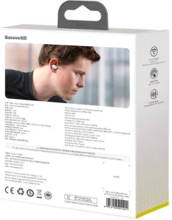 Baseus NGWM01P-02 Draadloze Bluetooth Oordopjes Wit