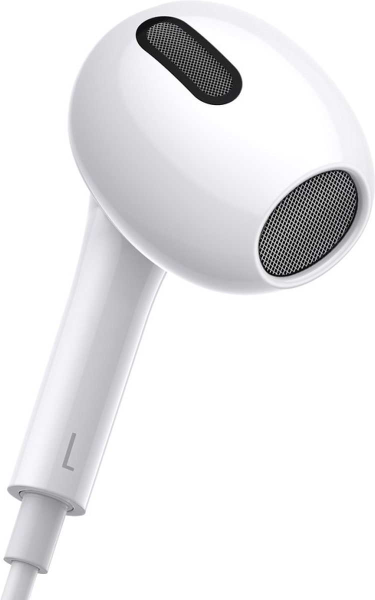 Baseus Type-C In-Ear Koptelefoon Wit
