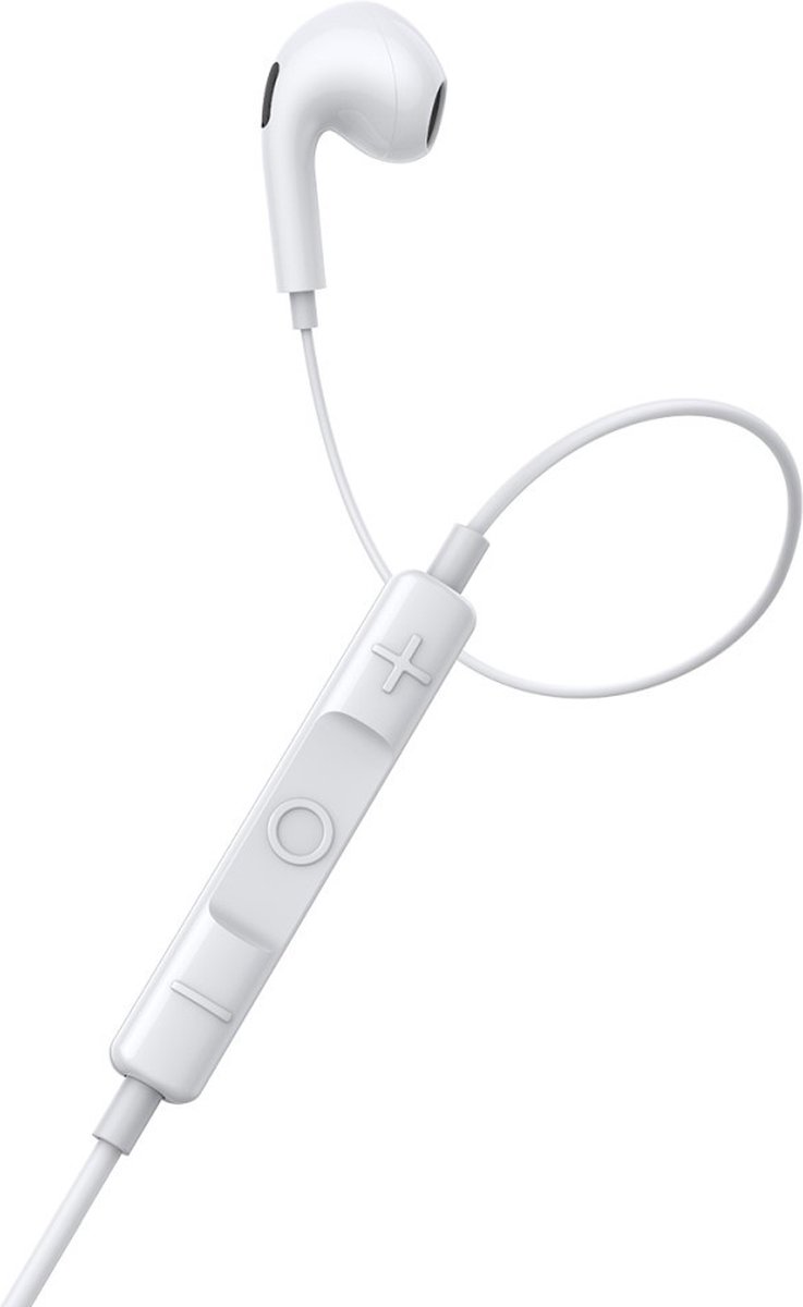 Baseus Type-C In-Ear Koptelefoon Wit