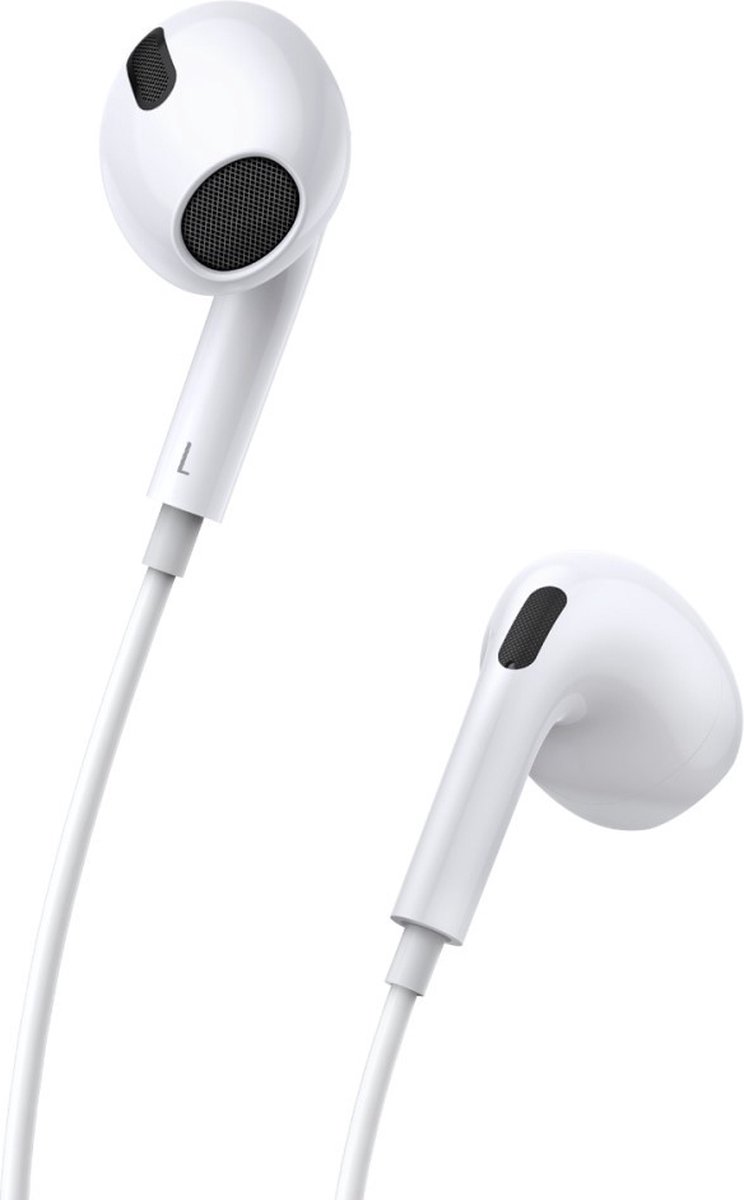 Baseus Type-C In-Ear Koptelefoon Wit