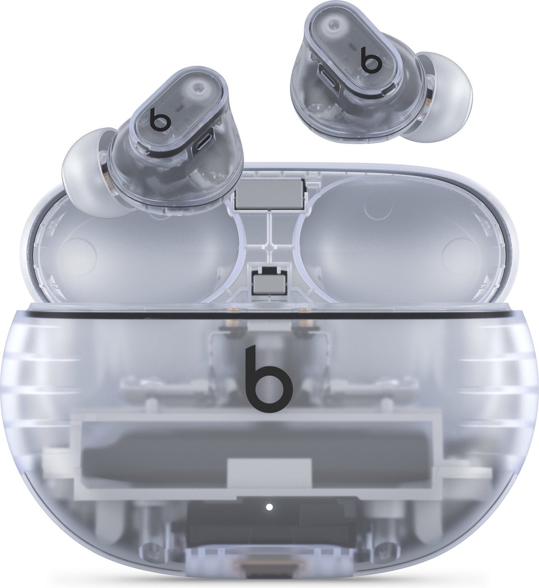 De Beats Studio Buds Transparent draadloze oortjes in één oogopslag