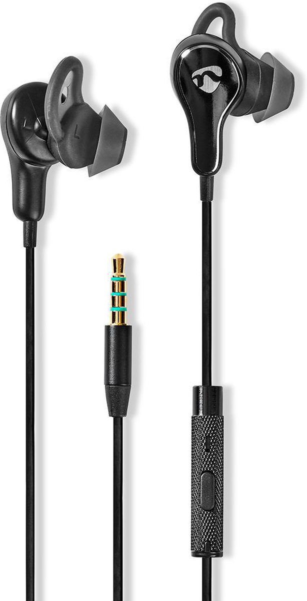Bedrade Koptelefoon Zwart 3,5 mm 1.20 m