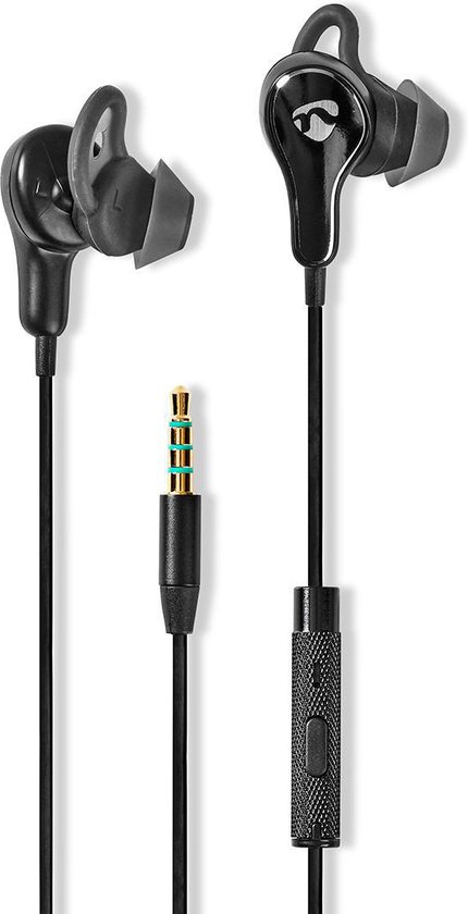 Bedrade Koptelefoon Zwart 3,5 mm 1.20 m