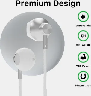 Bedrade Lightning Oordopjes voor iPhone 2 Stuks