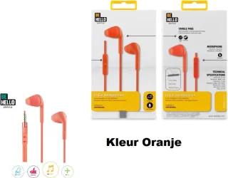 BeHello Oordopjes 3.5mm Rood