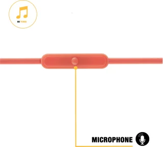 BeHello Oordopjes 3.5mm Rood