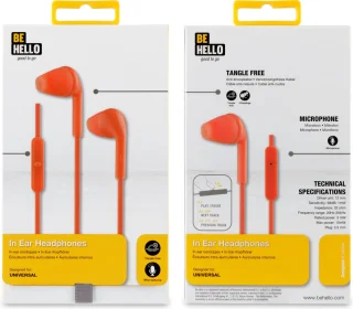 BeHello Oordopjes 3.5mm Rood