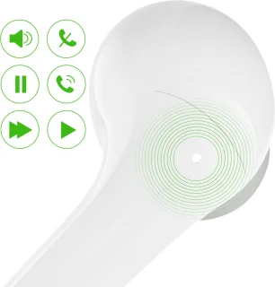 Belkin AUC006BTWH Headphones with Microphone