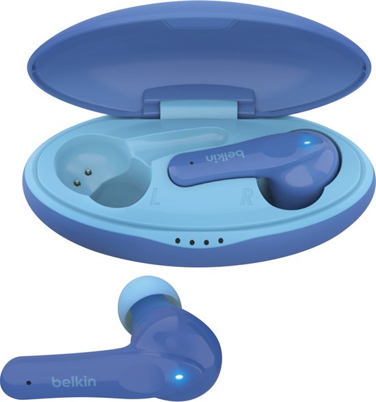 Belkin PAC003BTBL Bluetooth Headphones Blue