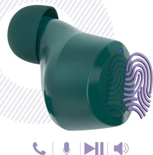 Belkin SoundForm Bolt Draadloze In-ear Headset Blauwgroen