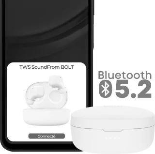 Belkin SoundForm Bolt Draadloze In-ear Headset Wit